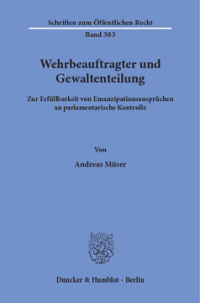 Wehrbeauftragter und Gewaltenteilung