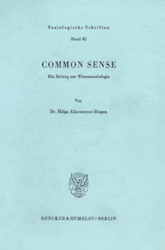 Common Sense Common Sense