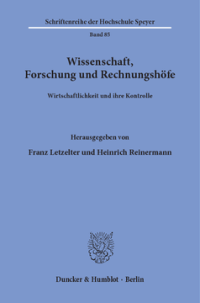 Wissenschaft, Forschung und Rechnungshöfe