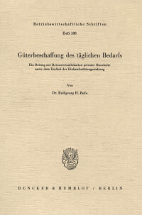 Güterbeschaffung des täglichen Bedarfs