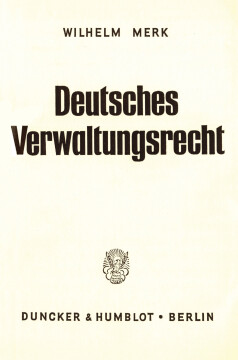 Deutsches Verwaltungsrecht