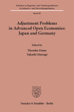 Adjustment Problems in Advanced Open Economies: Japan and Germany