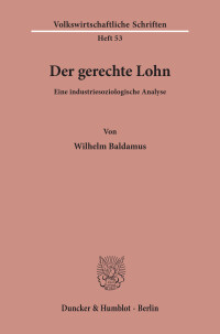 Der gerechte Lohn