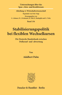 Stabilisierungspolitik bei flexiblen Wechselkursen Stabilisierungspolitik bei flexiblen Wechselkursen