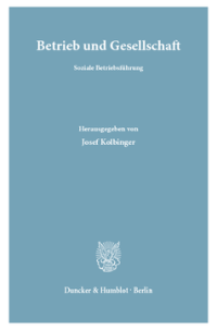 Betrieb und Gesellschaft