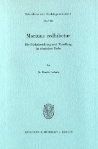 Mortuus redhibetur