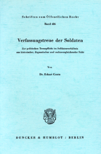 Verfassungstreue der Soldaten