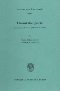 Chemikaliengesetz