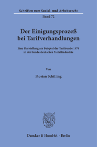 Der Einigungsprozeß bei Tarifverhandlungen