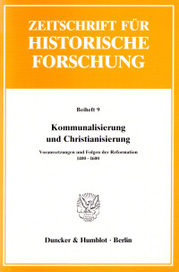 Kommunalisierung und Christianisierung