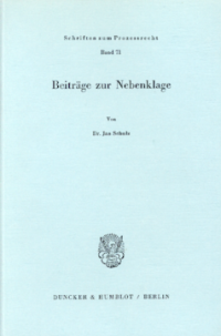 Beiträge zur Nebenklage