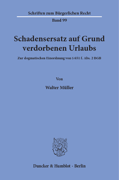 Schadensersatz auf Grund verdorbenen Urlaubs Schadensersatz auf Grund verdorbenen Urlaubs