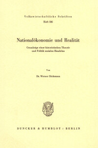 Nationalökonomie und Realität