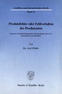 Produktfehler oder Fehlverhalten des Produzenten