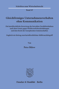 Gleichförmiges Unternehmensverhalten ohne Kommunikation