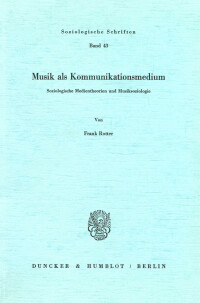 Musik als Kommunikationsmedium
