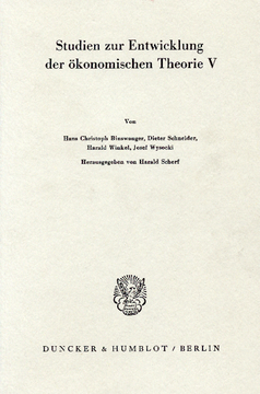Deutsche Nationalökonomie zu Beginn des 19. Jahrhunderts