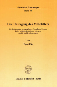 Der Untergang des Mittelalters