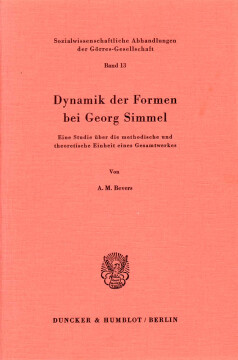 Dynamik der Formen bei Georg Simmel