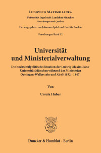 Universität und Ministerialverwaltung