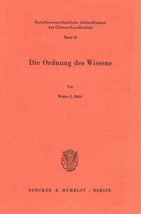 Die Ordnung des Wissens