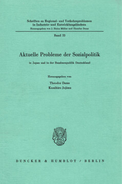 Aktuelle Probleme der Sozialpolitik Aktuelle Probleme der Sozialpolitik