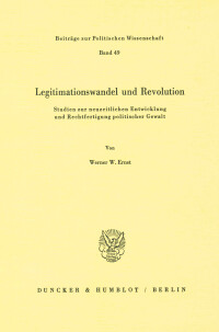 Legitimationswandel und Revolution