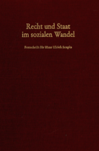 Recht und Staat im sozialen Wandel