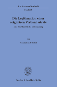 Die Legitimation einer originären Verbandsstrafe