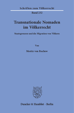 Transnationale Nomaden im Völkerrecht Transnationale Nomaden im Völkerrecht