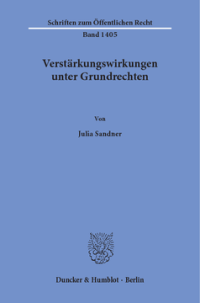 Verstärkungswirkungen unter Grundrechten