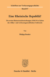 Eine Rheinische Republik?
