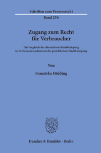 Zugang zum Recht für Verbraucher