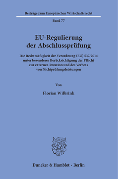 EU-Regulierung der Abschlussprüfung