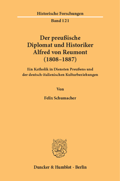 Der preußische Diplomat und Historiker Alfred von Reumont (1808–1887)