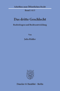 Das dritte Geschlecht