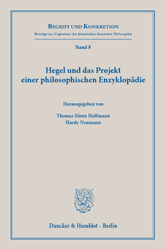 Hegel und das Projekt einer philosophischen Enzyklopädie