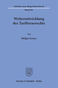 Weiterentwicklung des Tariftreuerechts