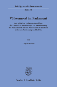 Völkermord im Parlament