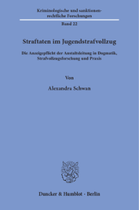 Straftaten im Jugendstrafvollzug