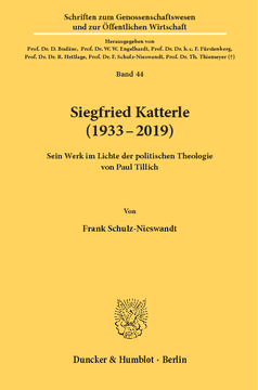 Siegfried Katterle (1933–2019)