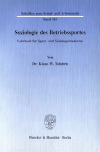 Soziologie des Betriebssportes