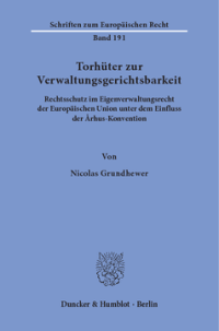 Torhüter zur Verwaltungsgerichtsbarkeit