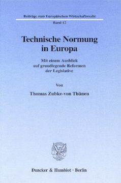 Technische Normung in Europa
