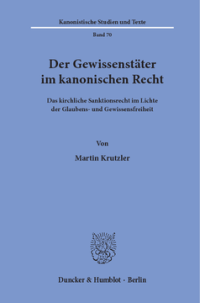 Der Gewissenstäter im kanonischen Recht