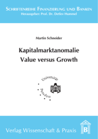 Kapitalmarktanomalie Value versus Growth