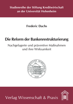 Die Reform der Bankenrestrukturierung