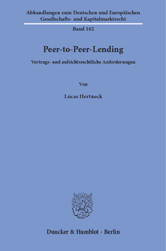 Peer-to-Peer-Lending Peer-to-Peer-Lending