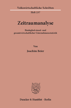 Zeitraumanalyse Zeitraumanalyse