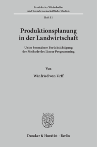 Produktionsplanung in der Landwirtschaft